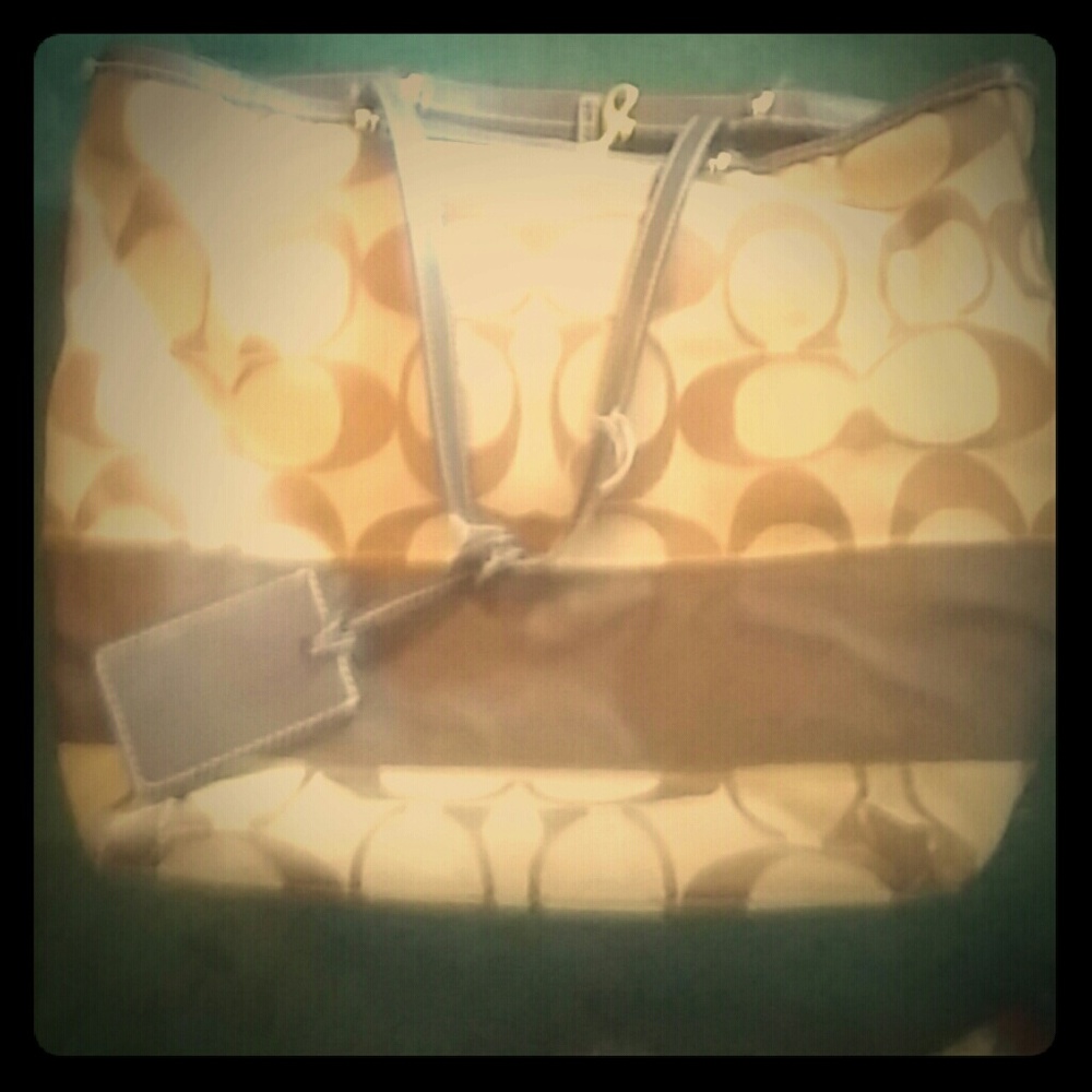 Coach purse and wristlet